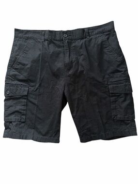 Ring of Fire Men’s Black Cargo Shorts with Side Pockets  EC  Size 38